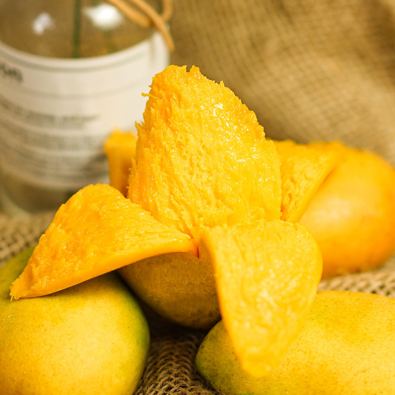 海南小台芒果新鲜9斤热带水果芒果树上熟台农当季贵妃整箱10包邮