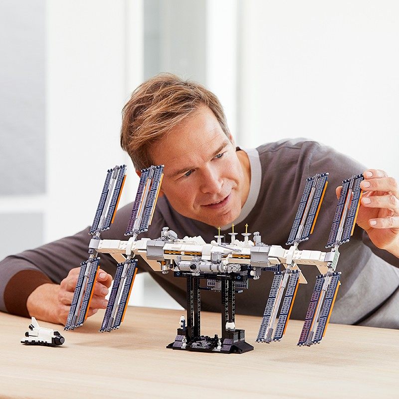 乐高ideas创意系列21321国际太空空间站拼装益智建构