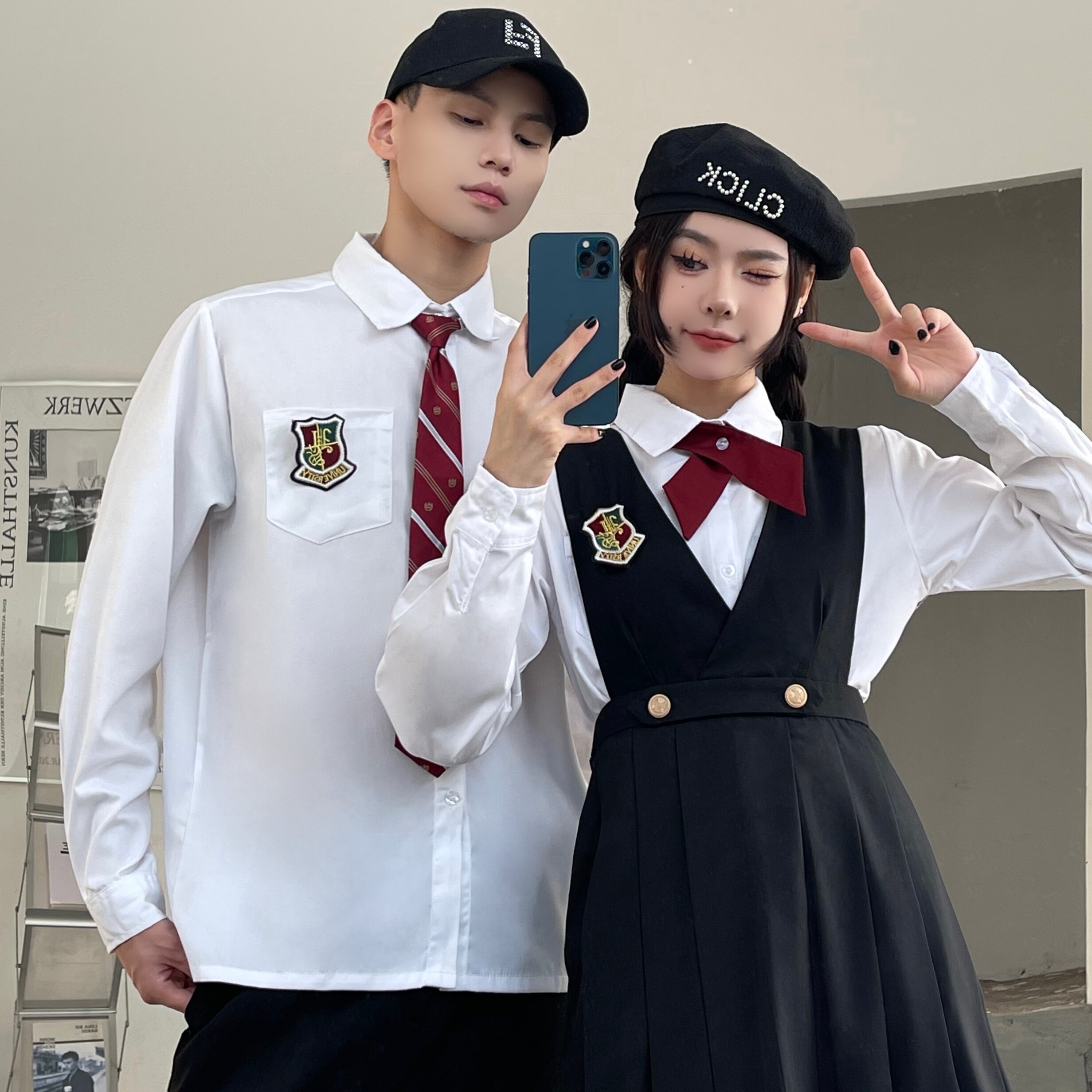 韩版班西装套装日系学院风初中高中学生西服秋季学生校服