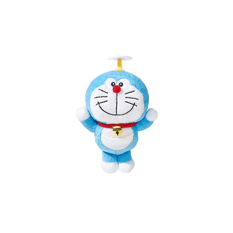 日本doraemon正版竹蜻蜓哆啦a梦叮当猫公仔玩偶毛绒包挂件小挂饰