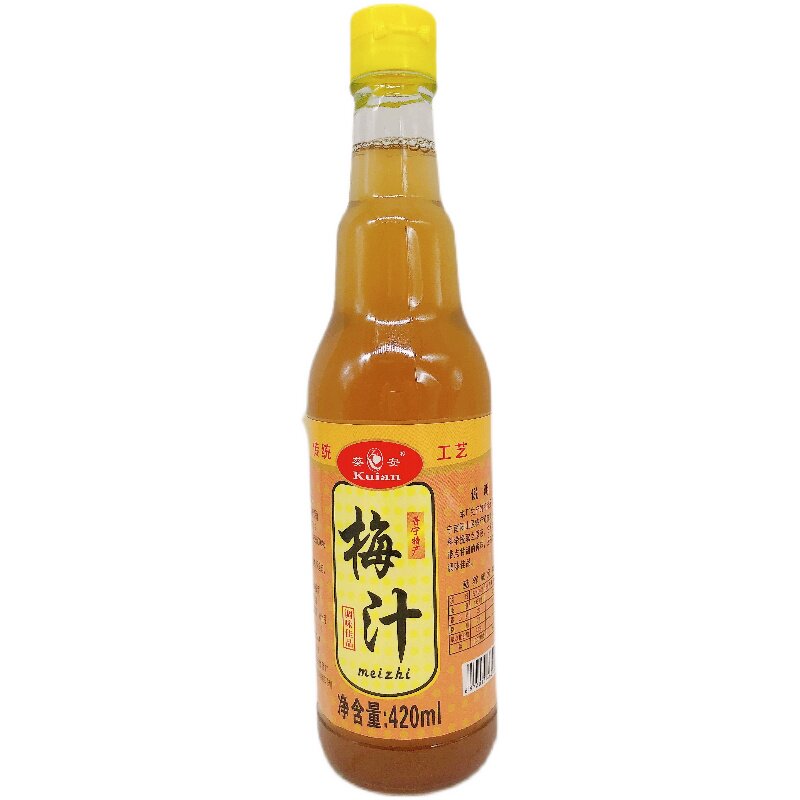 梅汁葵安420ml酸梅甘草水果普宁蒸鱼青梅汁咸腌制