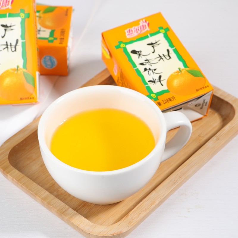 盒装惠尔尔康芦柑清凉茶饮料冬瓜茶菊花茶消暑果味