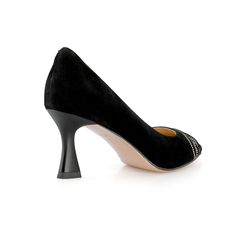 roberta诺贝达女鞋21秋商场同款锥形跟黑色单鞋舒适通勤rl18209