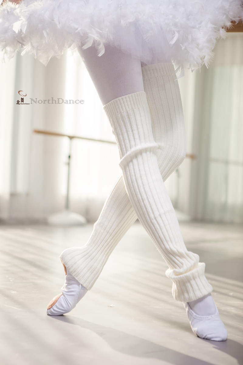 北舞练功袜套保暖秋冬加长毛线舞蹈加厚芭蕾舞瑜伽袜子