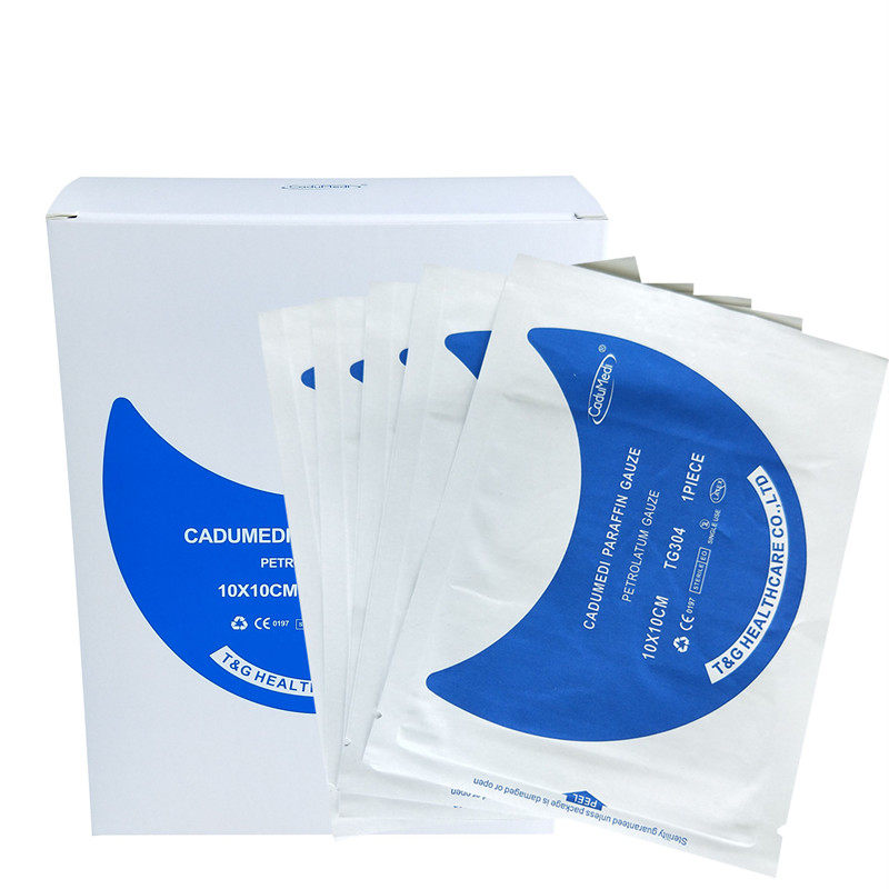 30片医用灭菌凡士林纱布油纱布烧伤烫伤不粘伤口护理换药10×10cm