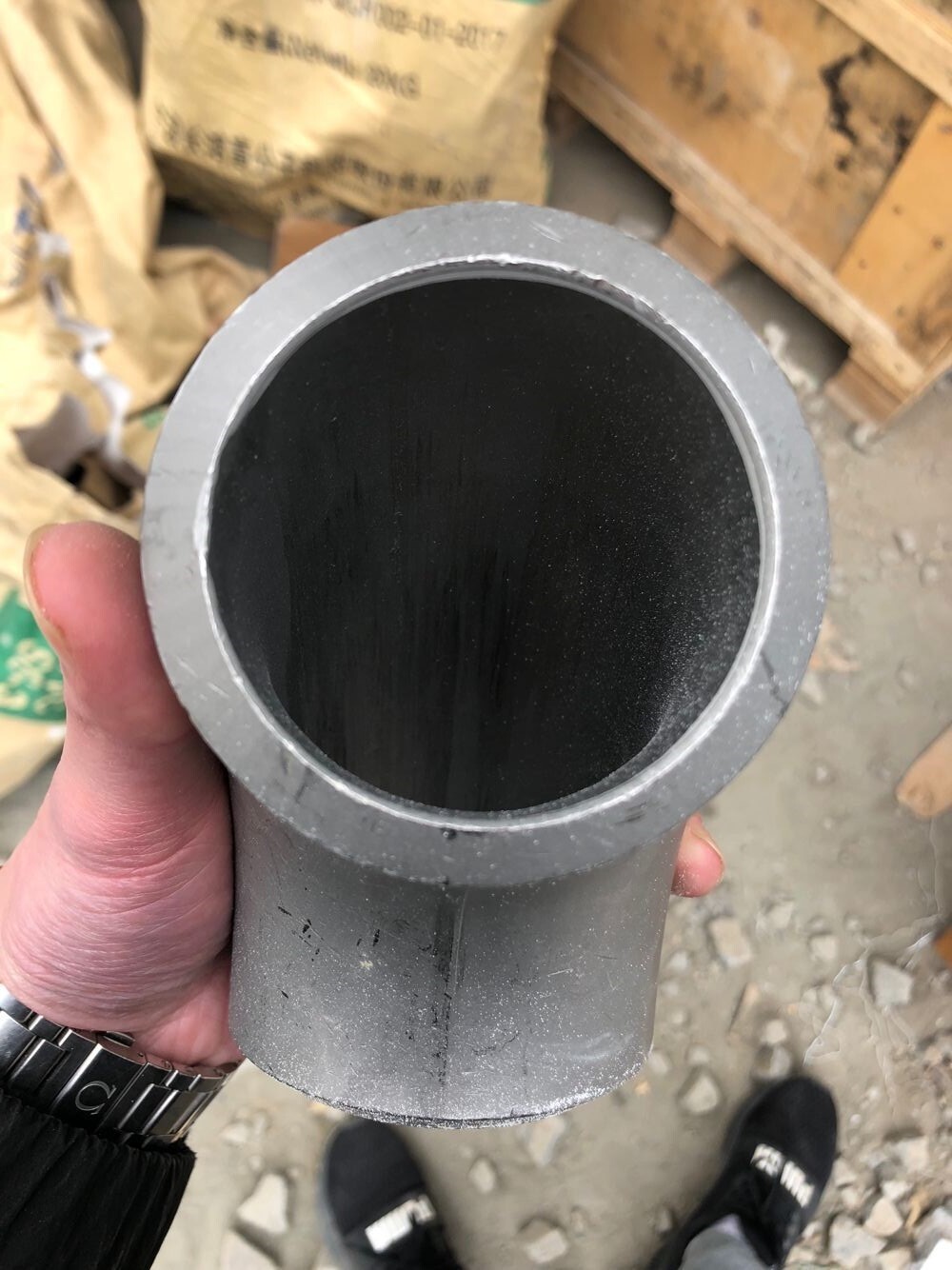 304不锈钢90度弯头工业级冲压焊接压制酸洗弯头大口径弯头377-820