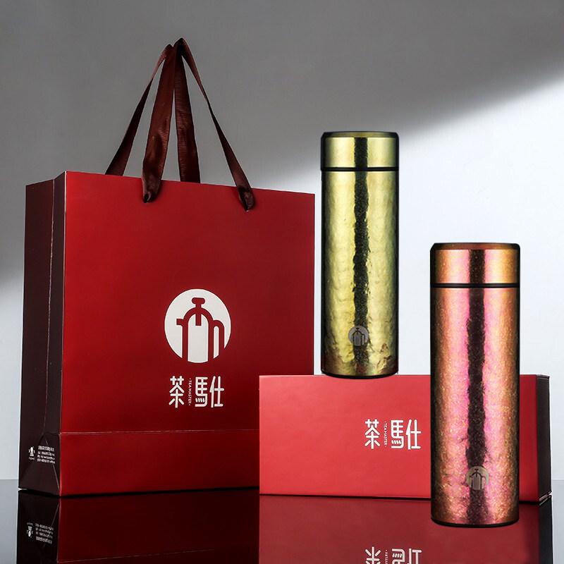 富光茶马仕纯钛保温杯男士高档商务商务办公办公室泡茶保温杯