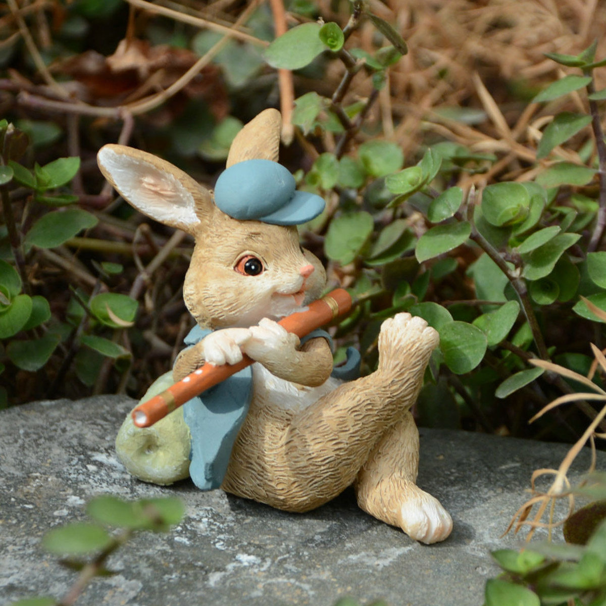 摆件创意可爱可爱兔兔子桌面装饰品花盆女生房间摆件