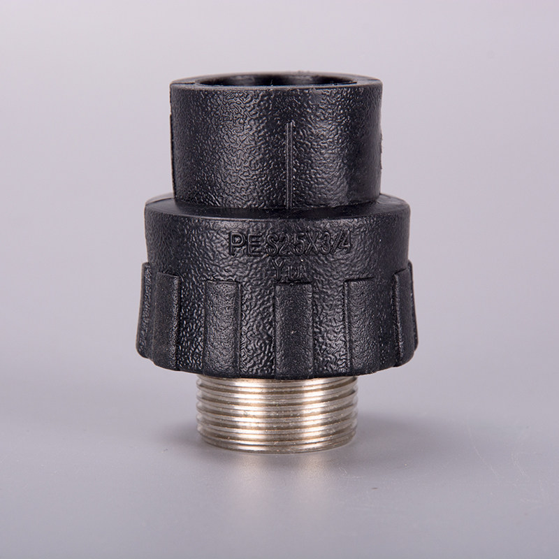 厂家直销 质量保证 pe外丝直接 20-110自来水管带丝配件 外牙直接