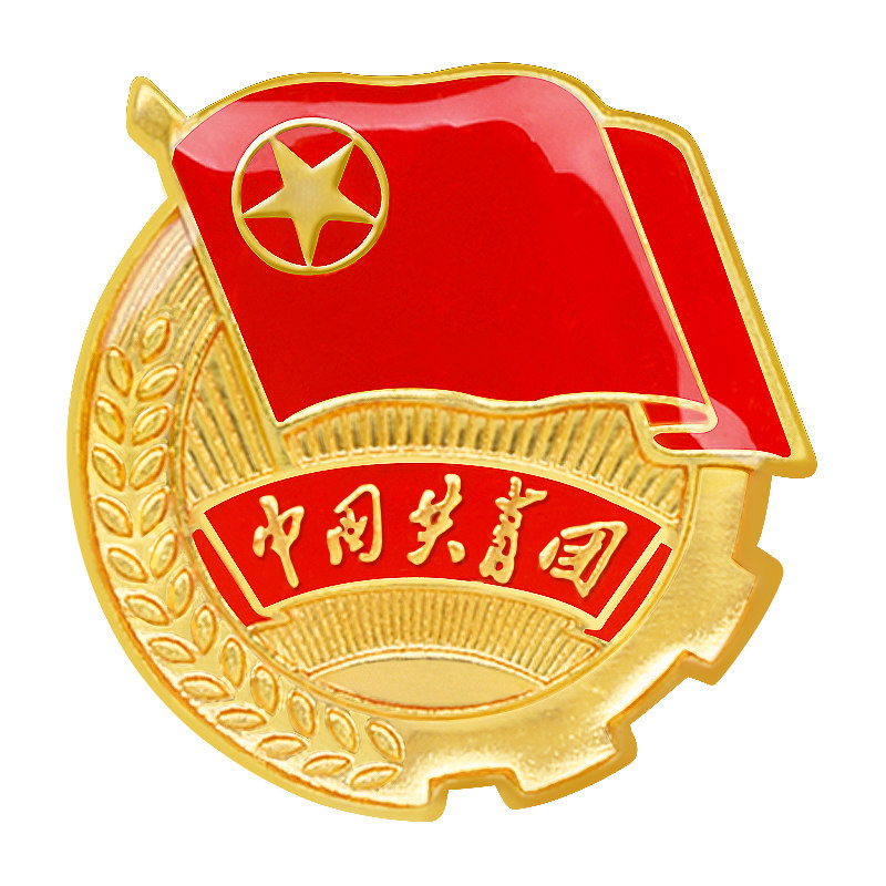 2019新版标准型团徽中国共青团团员学校学生用青少年入团大磁铁扣别针