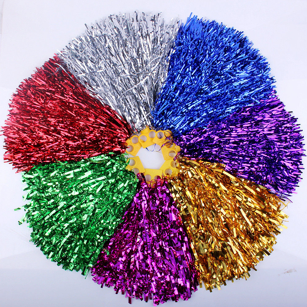 50g手摇花啦啦花手花花彩球球运动会加油道具手指啦啦队彩球