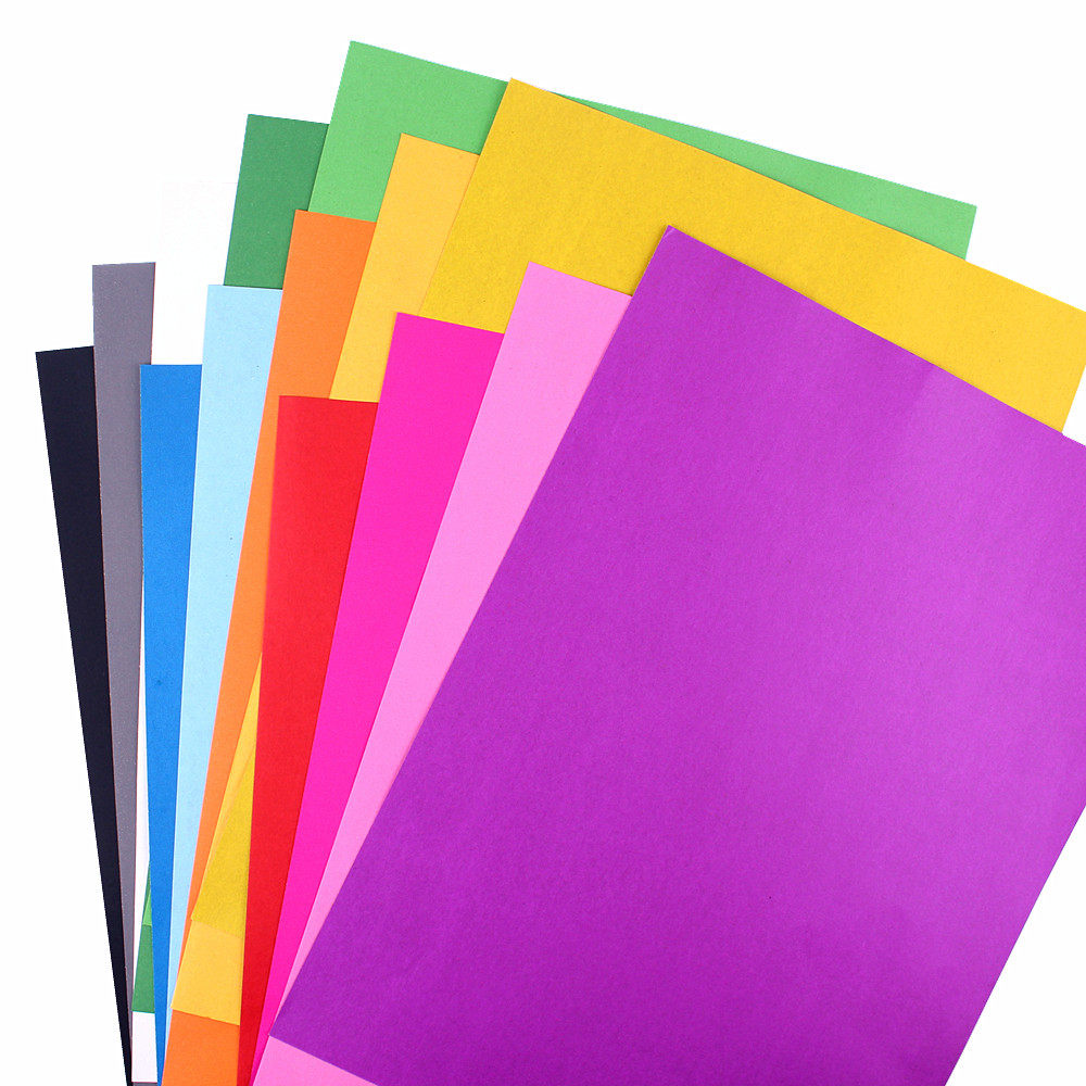 卡纸200g折纸彩纸diy手工儿童幼儿园厚度彩色卡纸