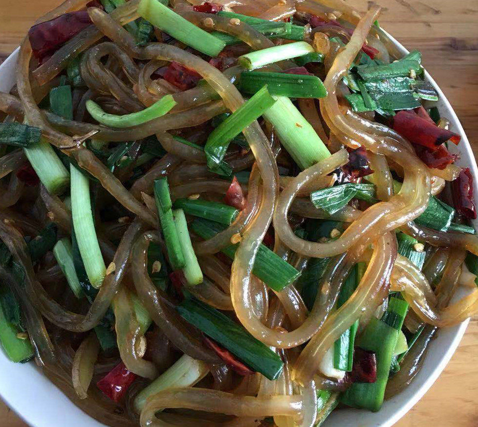 徐州邳州睢宁特产炒拉皮烫好水粉皮300克拍6份其它干货