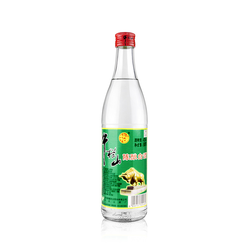 北京牛栏山二锅头42度陈酿白牛二500ml12瓶低度白酒整箱
