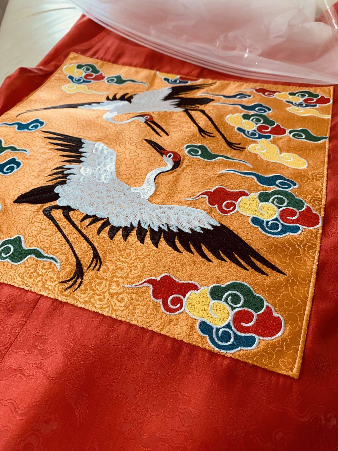 仙鹤汉服服饰冠礼獬豸白鹇补服礼乐圆领明制民族服装