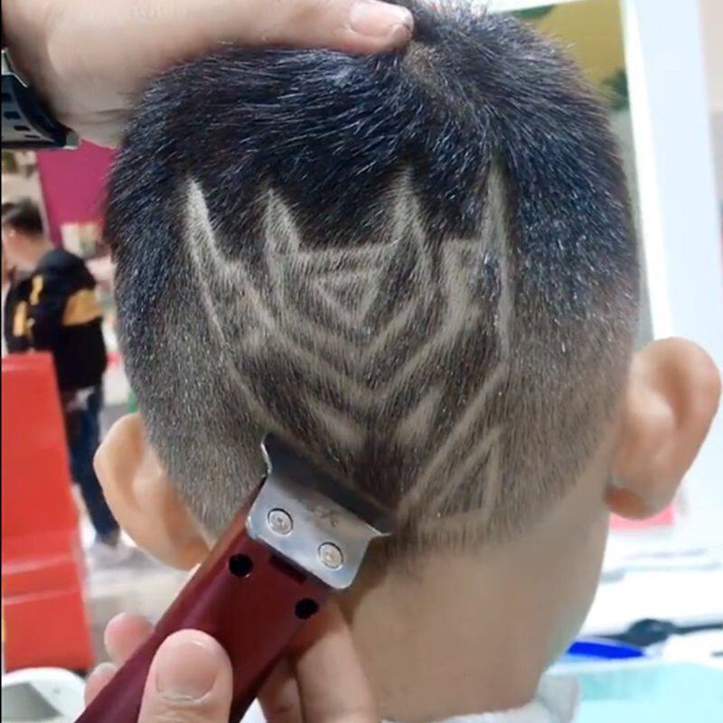 嘉美油头雕刻电推剪剃头发理发器小推子专业刻痕光头神器自己家用