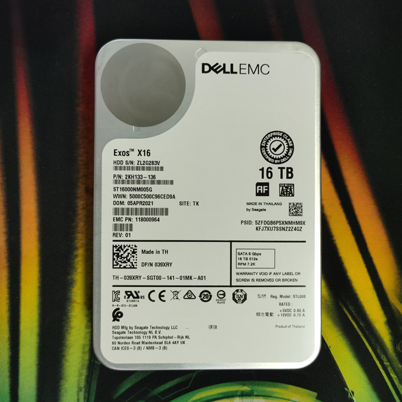 dell戴尔16t机械硬盘35寸12t全新台式机企业级机械硬盘