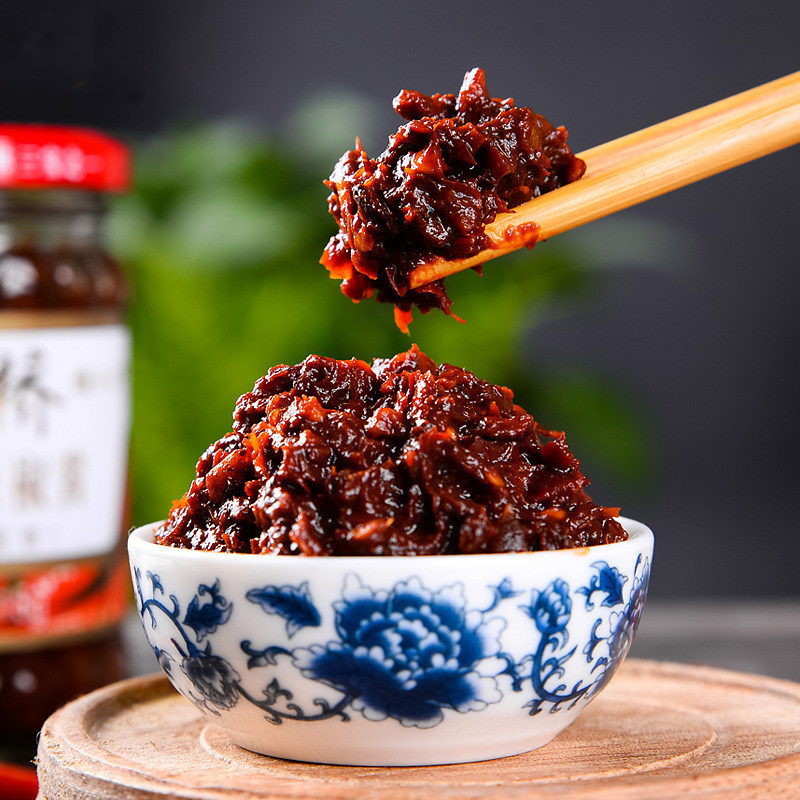 花桥桂林辣椒酱传统酱香215g20瓶烹饪炒菜调味辣椒酱