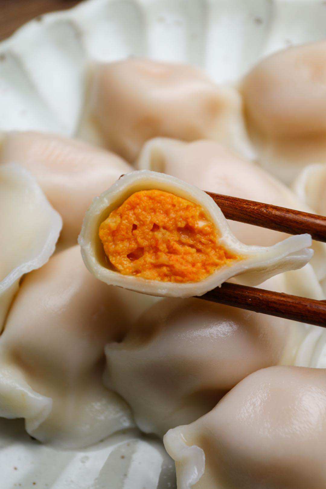 海胆水饺胆皇海鲜馄饨手工冷冻速食早餐多省水饺