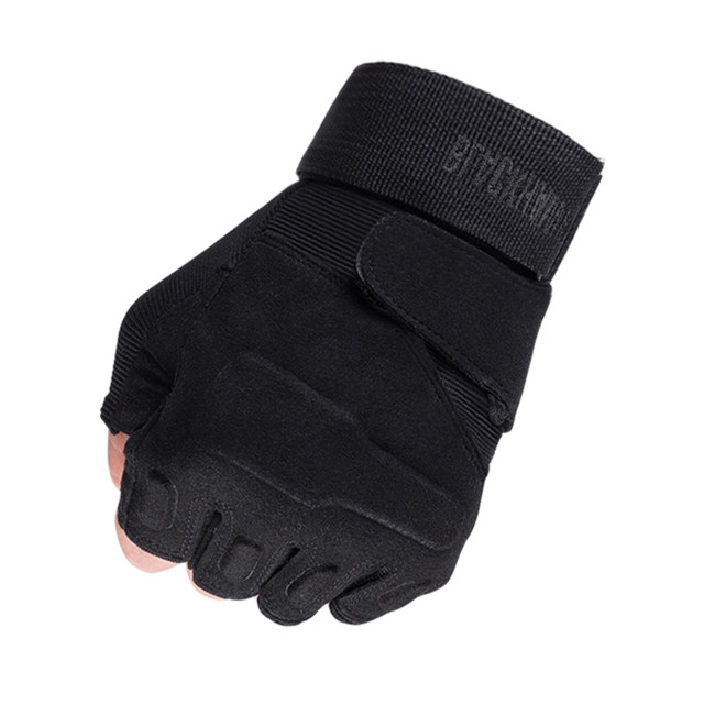 Sports half-finger gloves men's army autumn and winter special forces outdoor tactical gloves fitness non-slip riding gloves fingerless Sports half-finger gloves men's army autumn and winter special forces outdoor tactical gloves fitness non-slip riding gloves fingerless