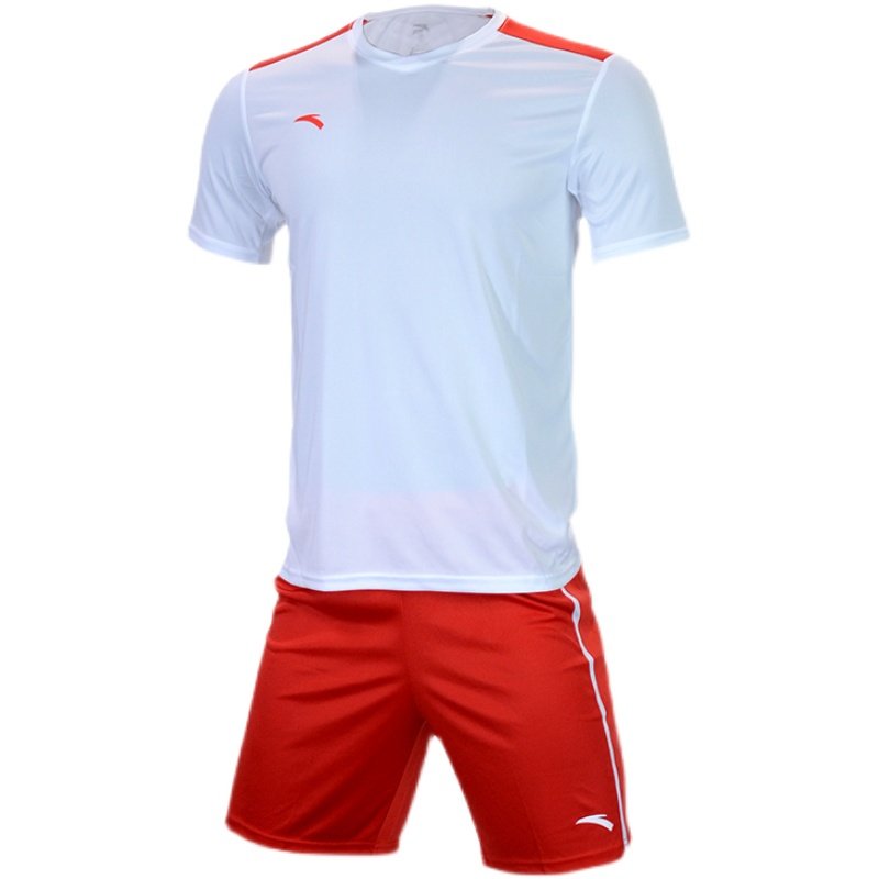 足球队足球队服套装正品anta安踏短袖比赛服球衣足球服