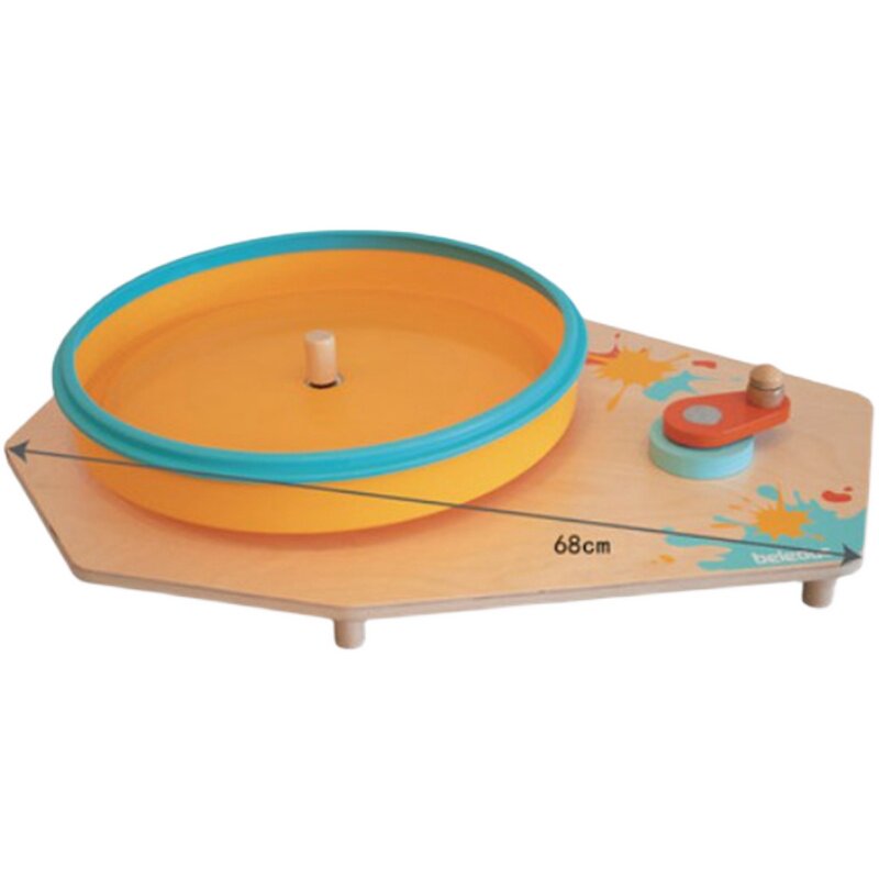 绘画德国贝乐多色彩魔法创意旋转转盘幼儿园大号调色盘