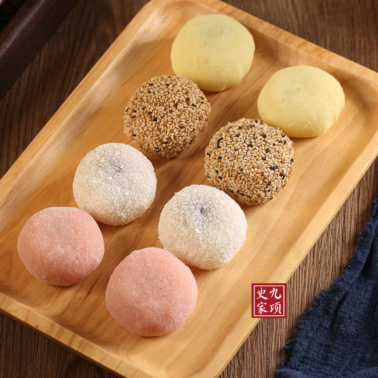 糯米糕点史家宁波特产松花金团米团传统点心传统糕点