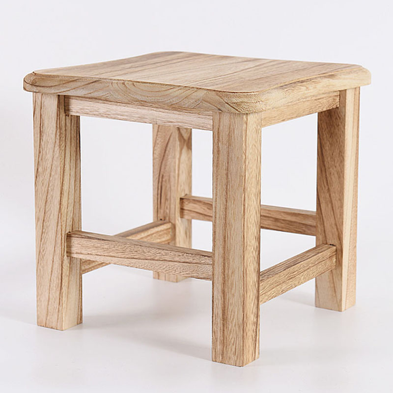 凳子矮凳客厅墩子实木方凳小板凳复古中式茶几家用结实小木凳椅子