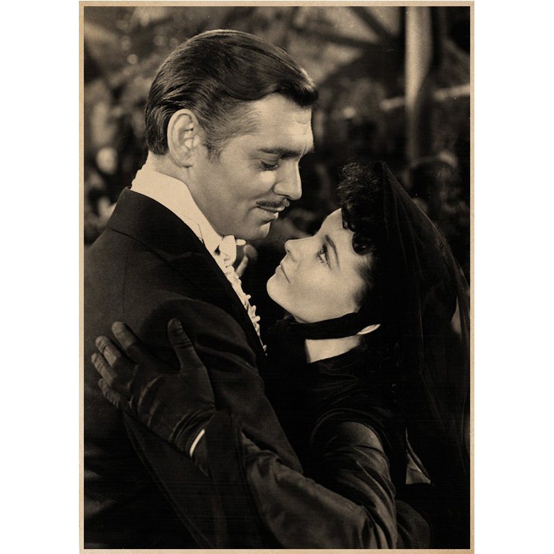 魂断蓝桥欧美经典爱情电影海报怀旧复古牛皮纸墙贴现代装饰画