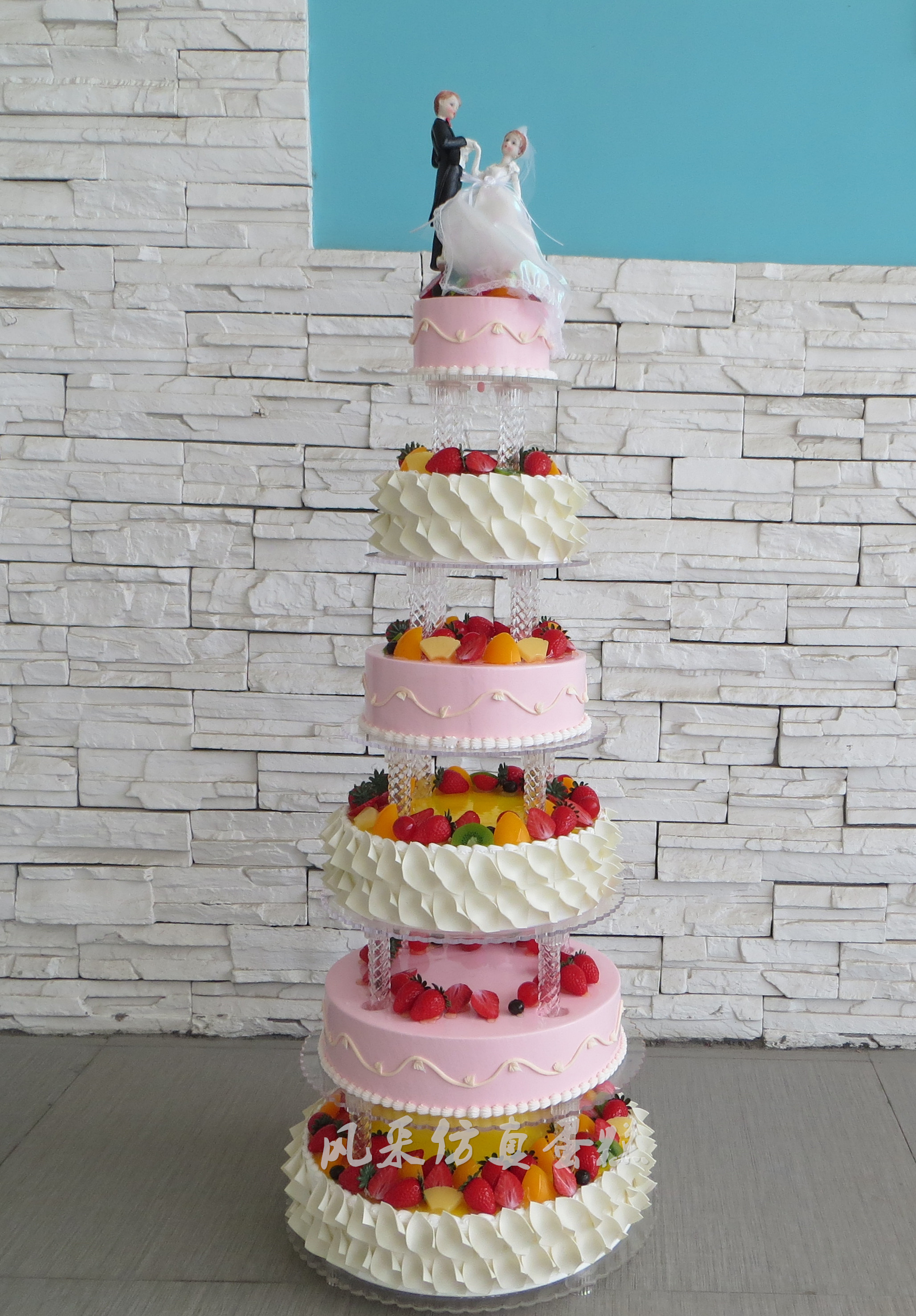 蛋糕10层高端婚庆模型新款欧式水果巧克力开业仿真水果