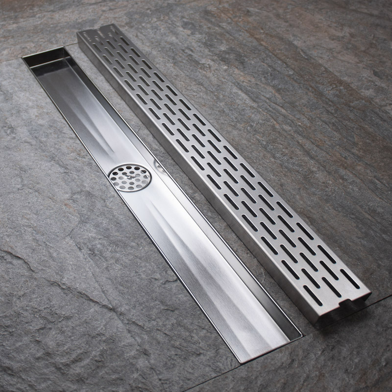 长型地漏防臭卫生间淋浴房排水槽不锈钢浴室加长长方形地漏