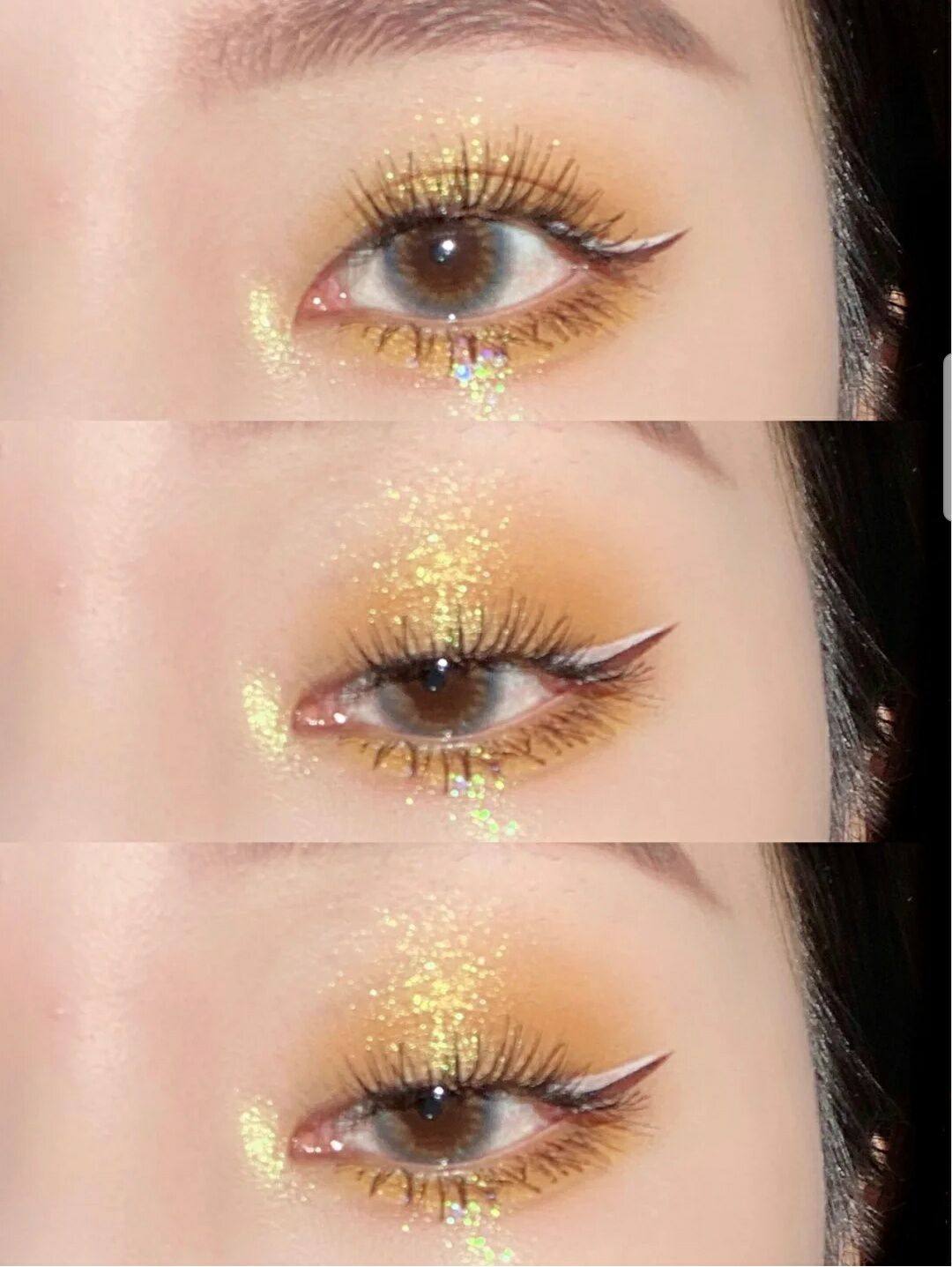 眼影金色珠光闪亮黄色单色拜金主义持久哑光柠檬眼影