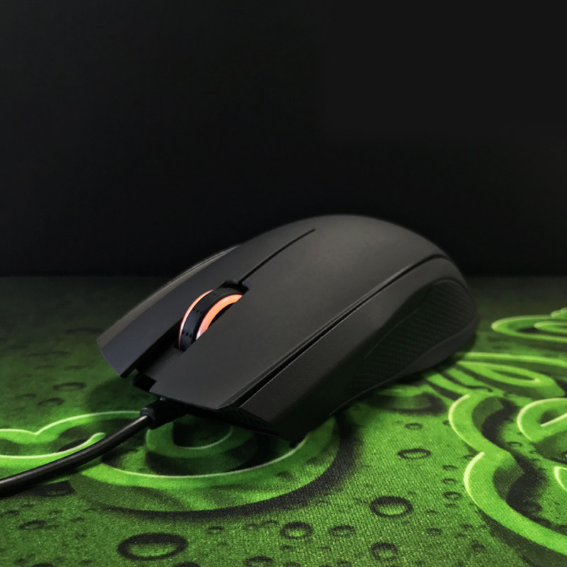 razer雷蛇 krait金环蛇2013有线游戏鼠标电竞吃鸡宏编程双手通用