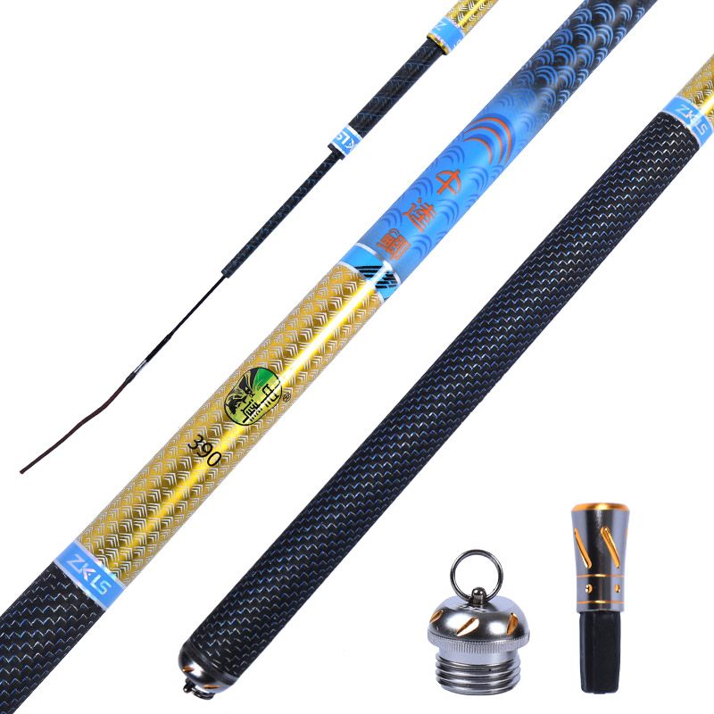中逵钓鱼渔具三代鱼竿竿手超轻钓竿碳素鱼杆八工竿