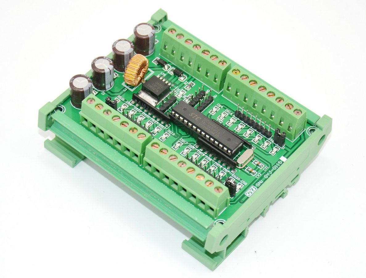 stc12c5608ad单片机直插28脚最小系统开发控制板stc51系列开发板