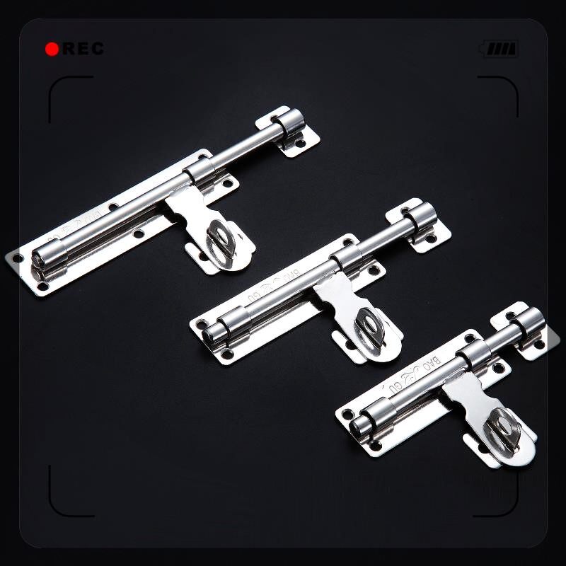 90度门扣门栓不锈钢直角锁扣移门房门直角搭扣门窗卫生间门闩插销