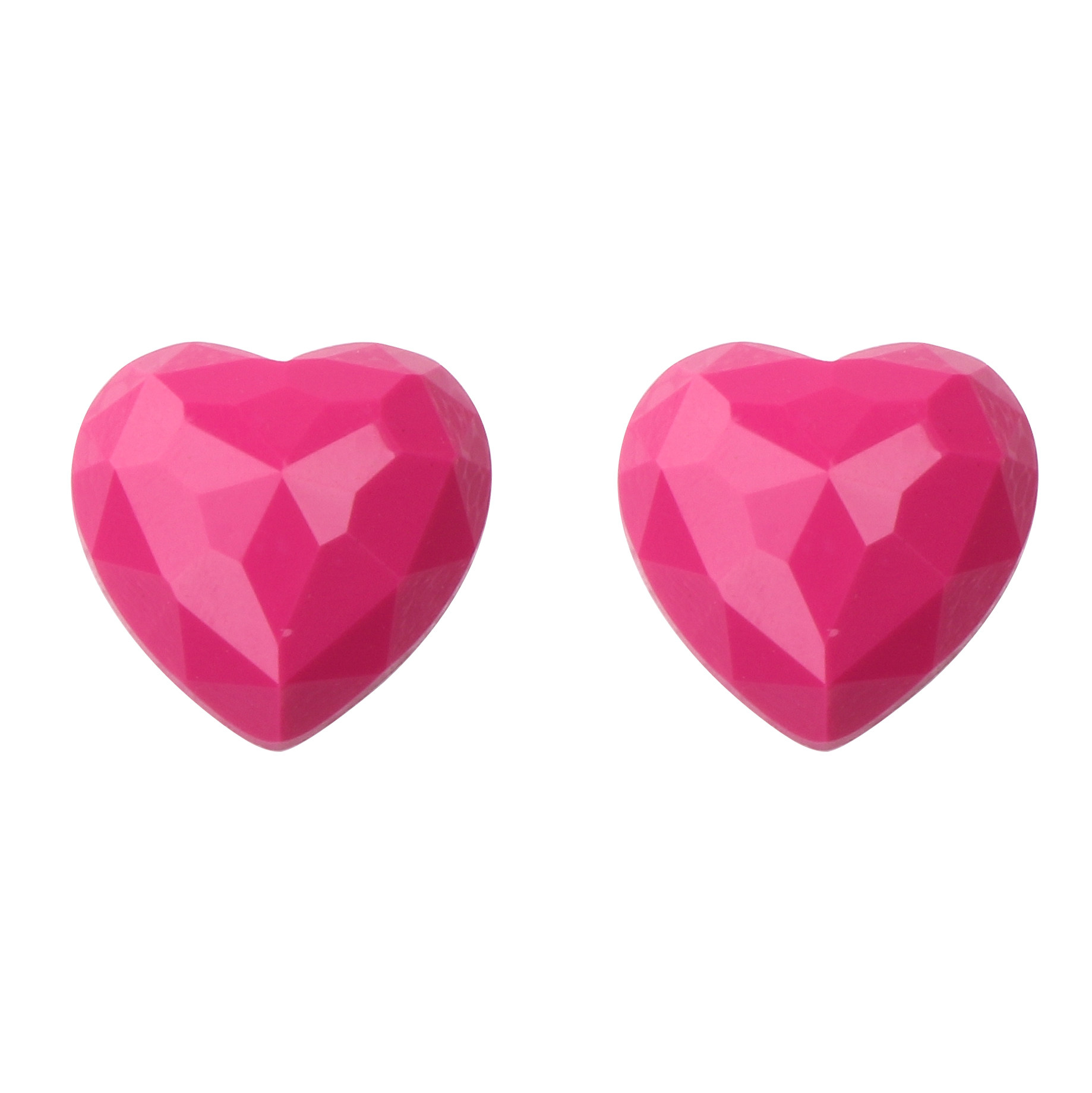 切面贴片ins少女感玫粉树脂爱心桃心日本diy耳环手工材料饰品配件