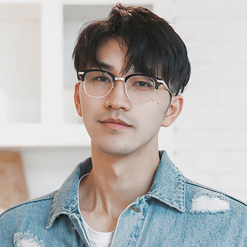 赵琦君镜框近视眼近视眼睛方形男眉肉眼汪苏珑小鲜肉眼镜架