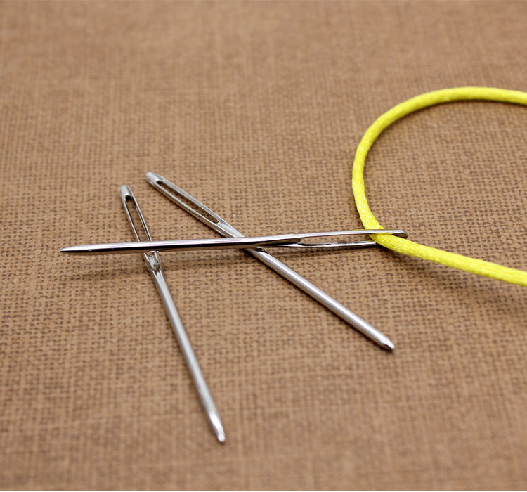 中国结5号线针diy粗线引线针大孔缝针毛线2mm针