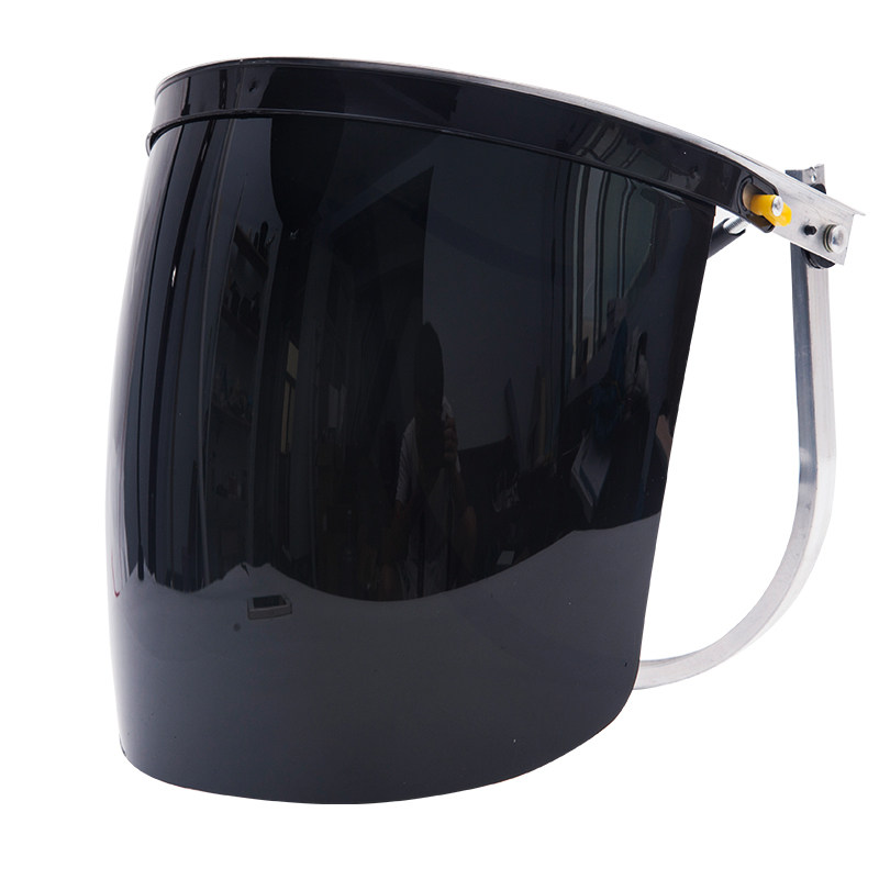 电焊面罩安全帽护罩一体带烧焊防护面具面屏配帽防冲击耐高温化工