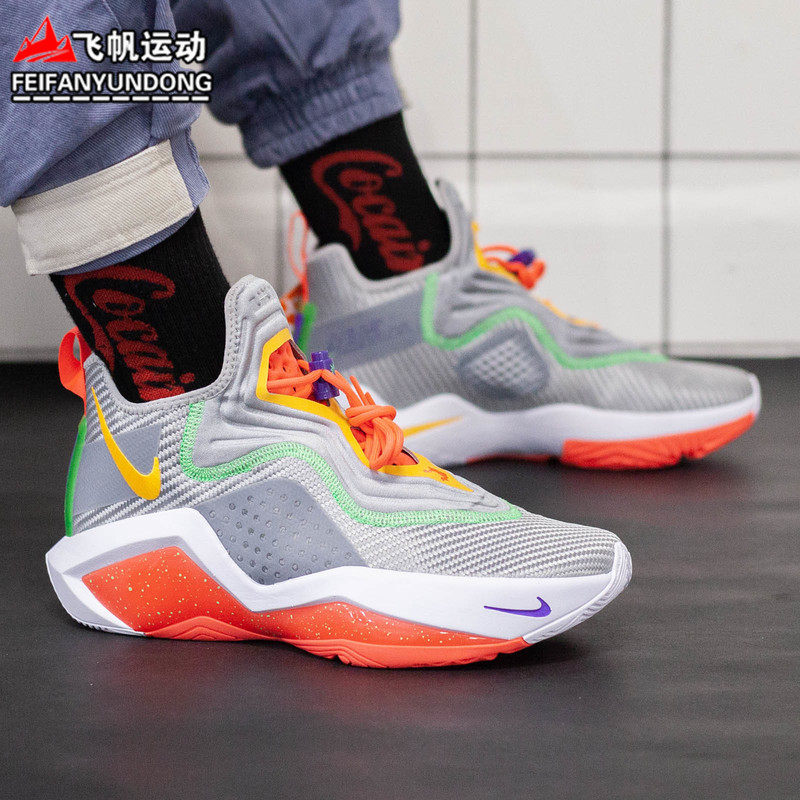 耐克男鞋2021冬款詹姆斯士兵缓震实战运动篮球篮球鞋