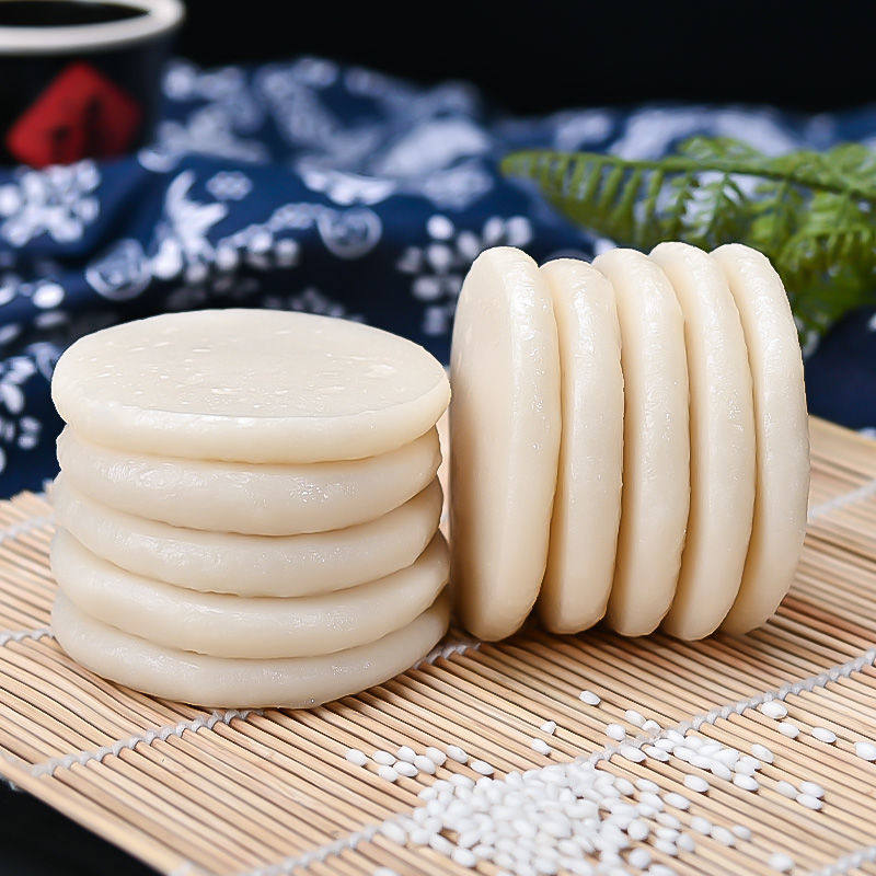 贵州特产糯米糍粑原味无糖打糕点心年糕白糯米团糍粑纯糯米手工