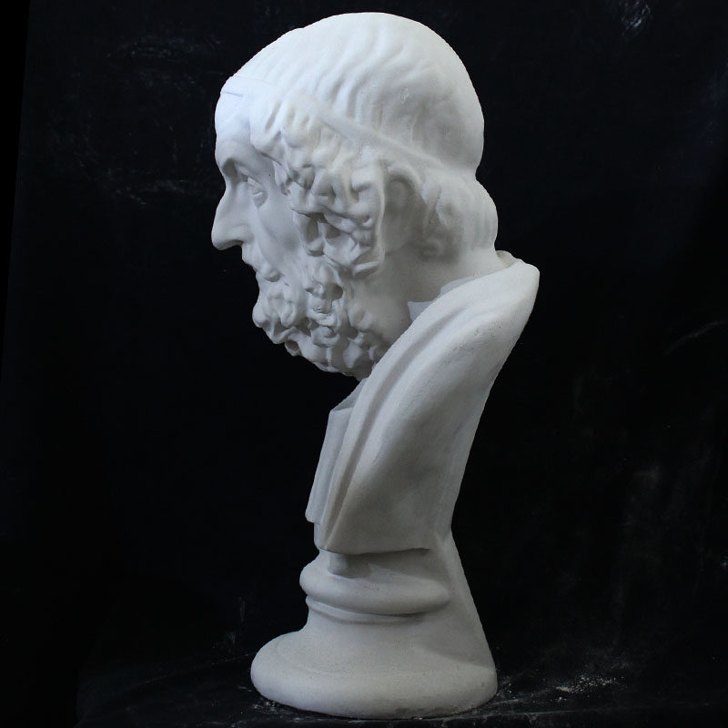 荷马石膏像美术教具石膏头像雕塑石膏雕塑素描石膏头像模型