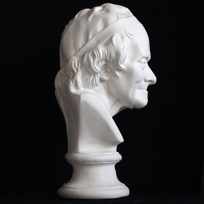 伏尔泰石膏像美术教具石膏头像雕塑素描石膏石膏雕塑美术石膏像美