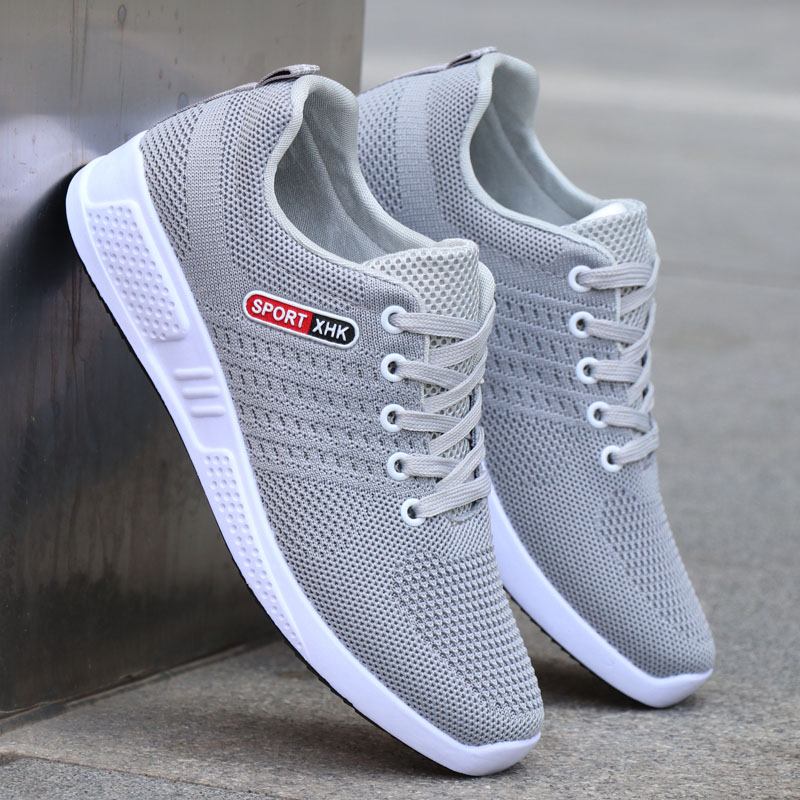 秋季新品老北京布鞋透气网鞋男防臭男鞋休闲鞋运动鞋厚底防滑潮鞋