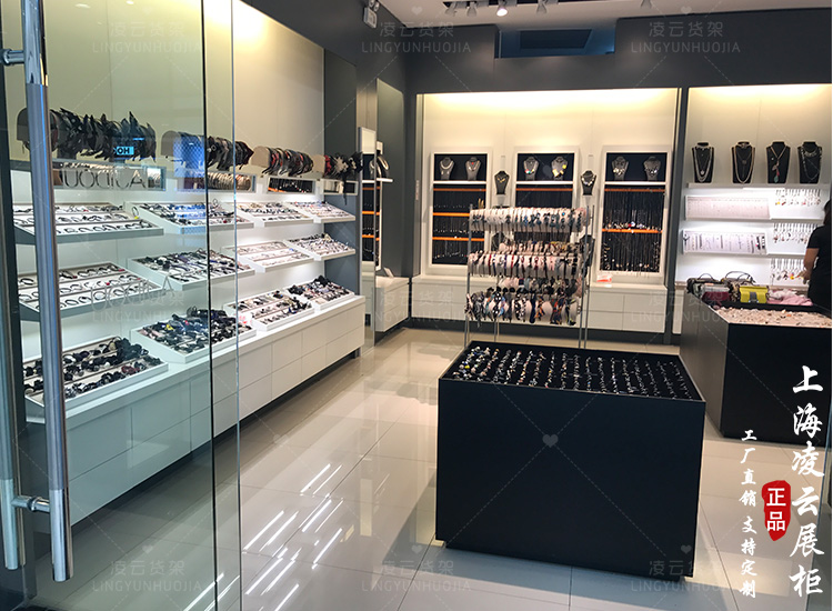 新款饰品店展示柜饰品柜烤漆货架阿吉豆耳环项链耳钉陈列首饰展柜