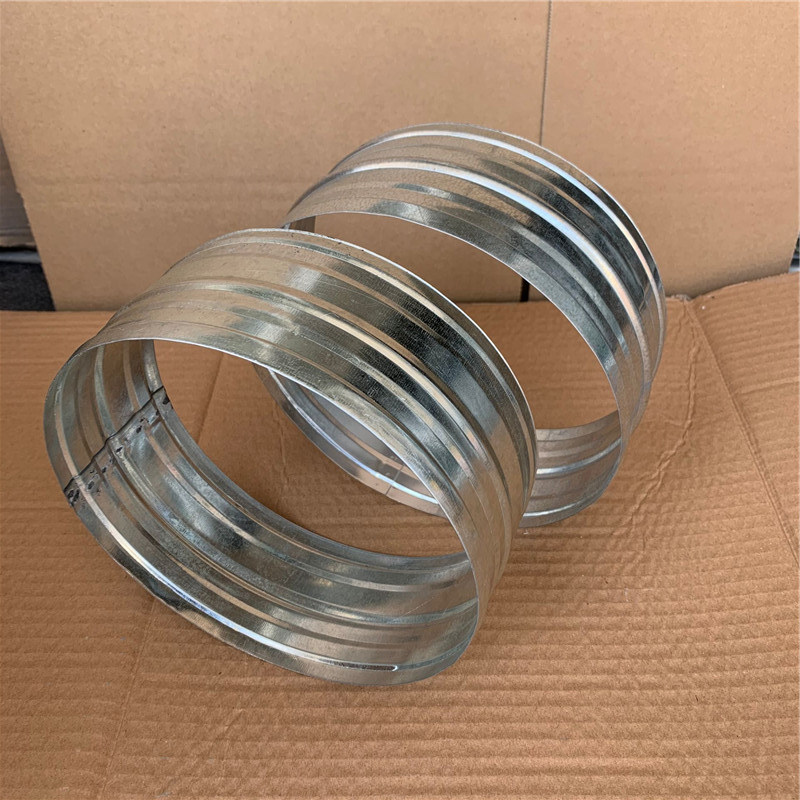 风管接头白铁皮排风内接镀锌直接通风通风管管道室内新风系统