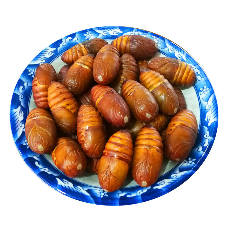 东北特产柞蚕蛹新鲜活蚕蛹黄蚕蛹大茧蚕蛹一份500g2份2斤顺丰包邮