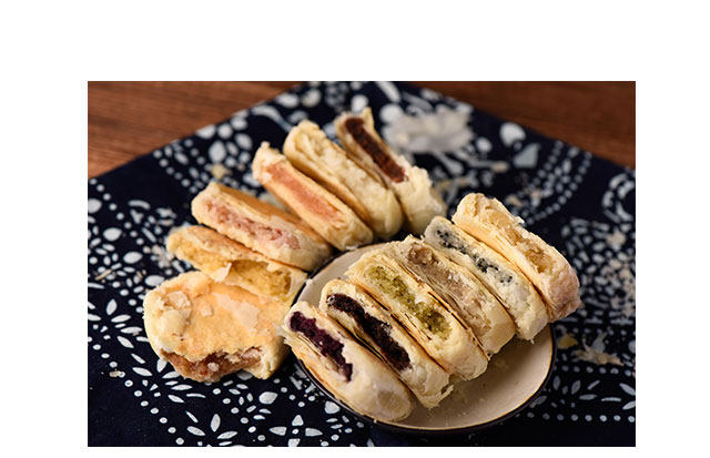 1盒4筒仅435元荆门矮子馅饼红色礼盒酥饼板栗传统中式糕点