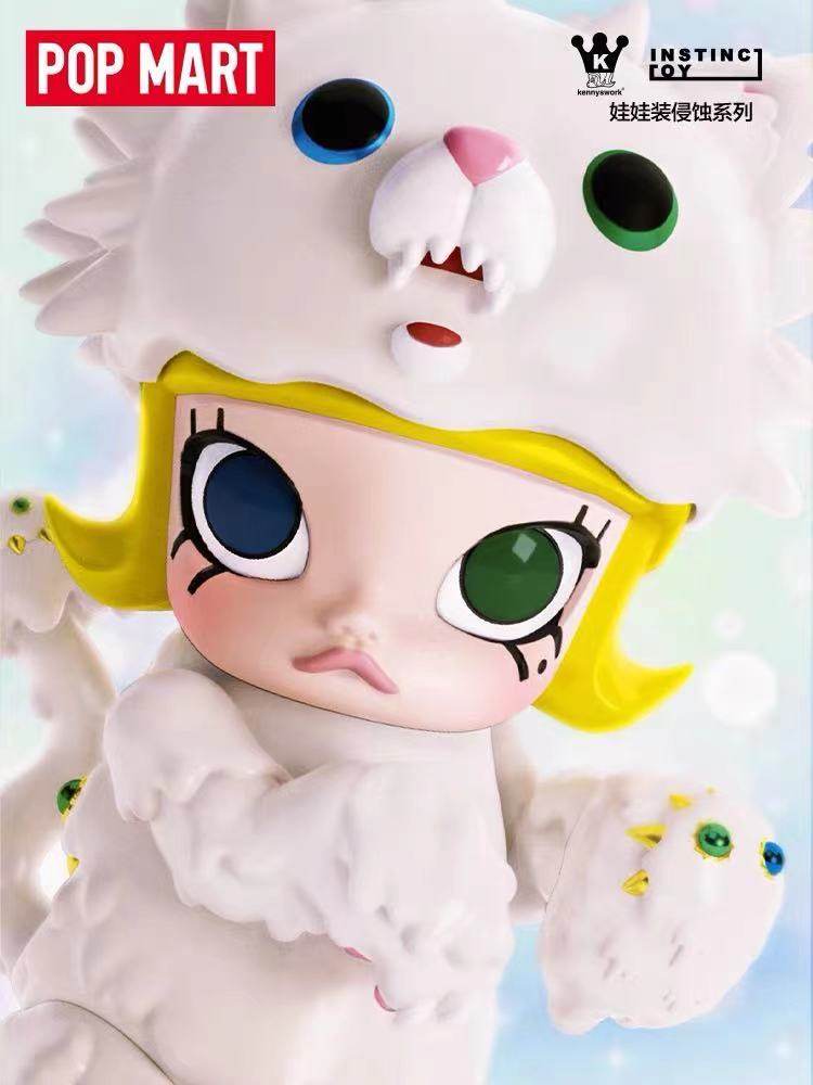 泡泡玛特molly大久保侵蚀盲盒一套潮玩摆件潮玩盲盒